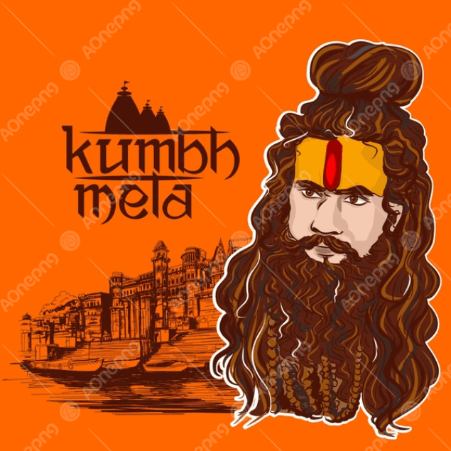 Kumbh mela flyer design