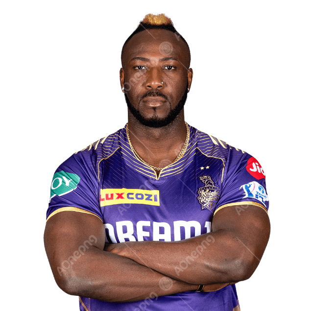 Andre Russell PNG, Vector Clipart – Free Download | IPL 2025 Kolkata Knight Riders