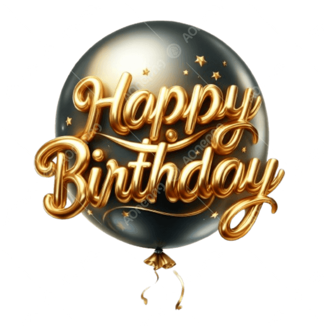 Happy Birthday Balloon PNG – Free Transparent & Colorful Clipart Download