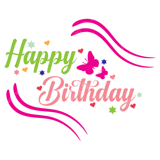 Happy Birthday Lettering – Free Happy Birthday Images & PNG Download
