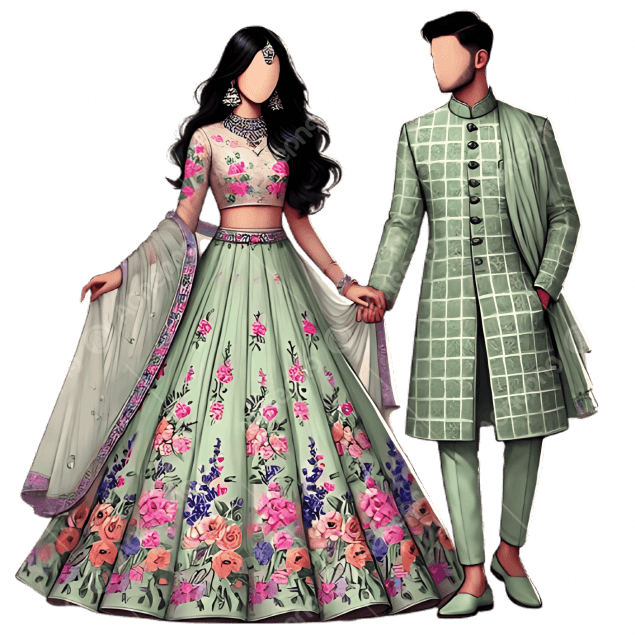 Lehenga PNG, Vector, PSD & Clipart with Transparent Background – Free Download | AOnePng