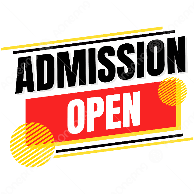 Transparent Admission Open Banner PNG & Clipart Free Download