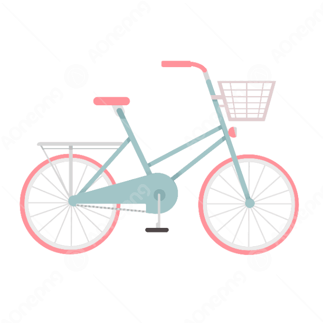Bicycle Illustration PNG Transparent Image Free Download | AOnePng