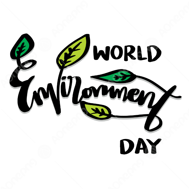 World Environment Day Vector PNG & Creative Fonts | AOnePng