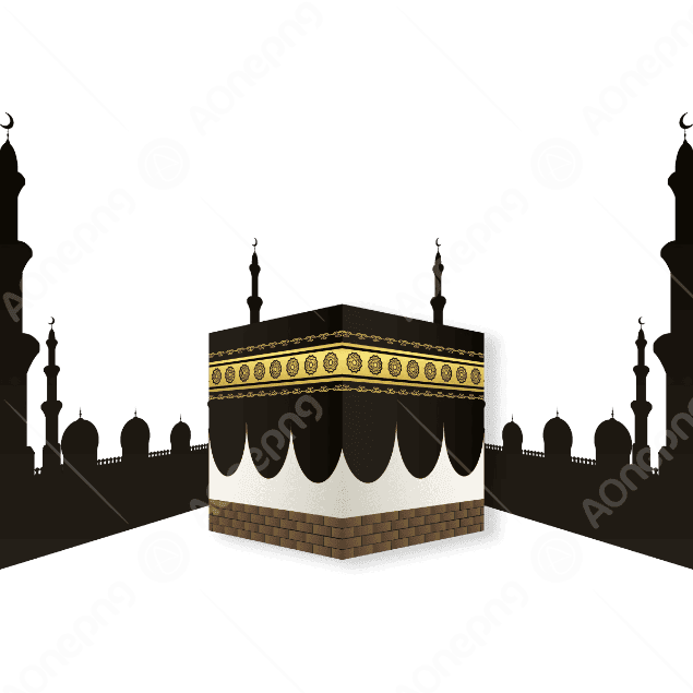 Islamic Pilgrimage Vector Kaaba PNG | Free Vector Images