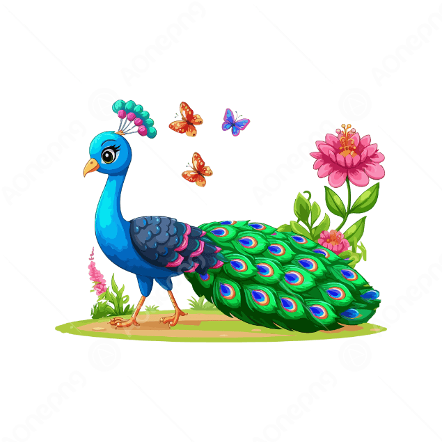 Peacock Transparent Image PNG Clipart Free – AOnePng