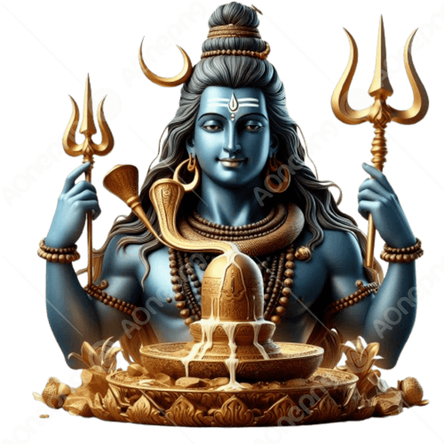 Lord Shiva Design PNG – Beautiful Art on Transparent BG
