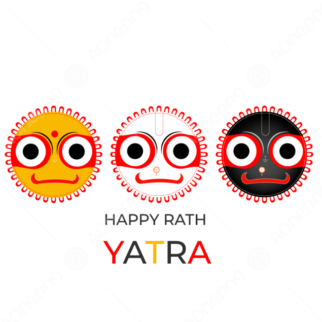 Free Rath Yatra PNG Images - Lord Jagannath HD Transparent Background