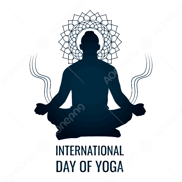 International Yoga Day Vector PNG Images  AOnePng Free Download