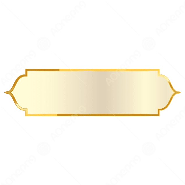Golden Arabic Islamic Banner PNG  Free Vector Download  AOnePng