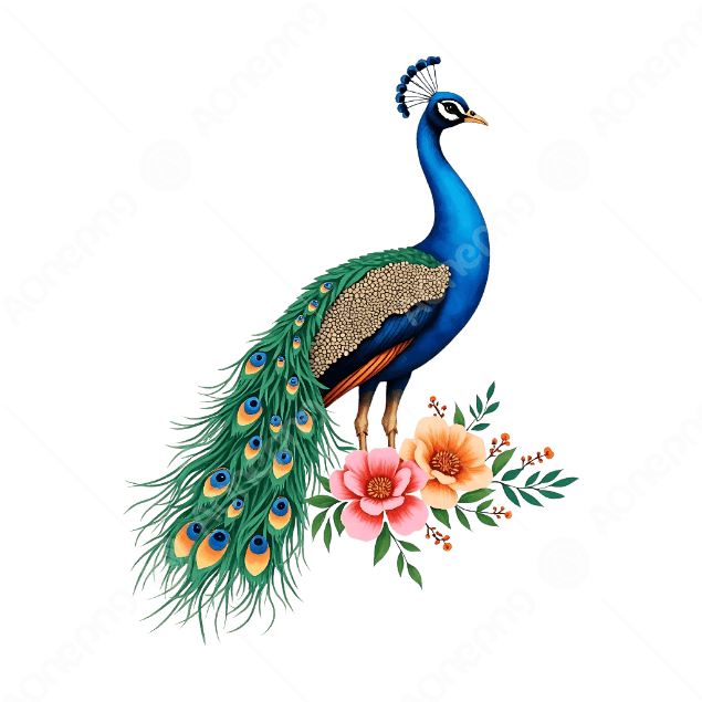 HD Peacock PNG with Transparent Background AOnePng