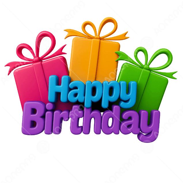 Happy Birthday PNG & Clipart Downloads Free AOnePng
