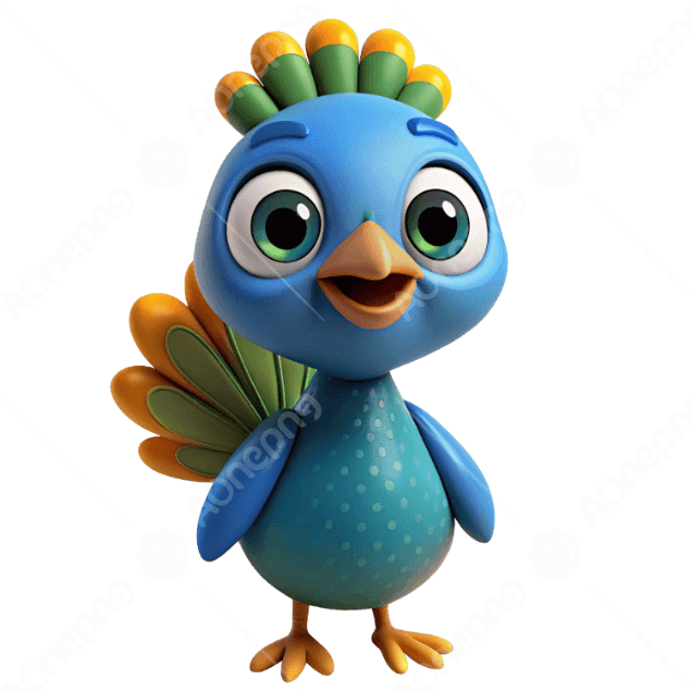 Peacock Cartoon PNG & Clipart Images Transparent AOnePng