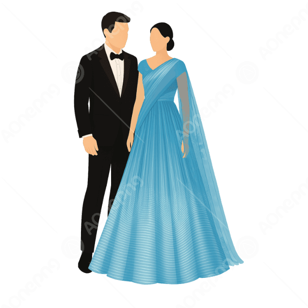 Bride and Groom  PNG Transparent Free  AOnePng